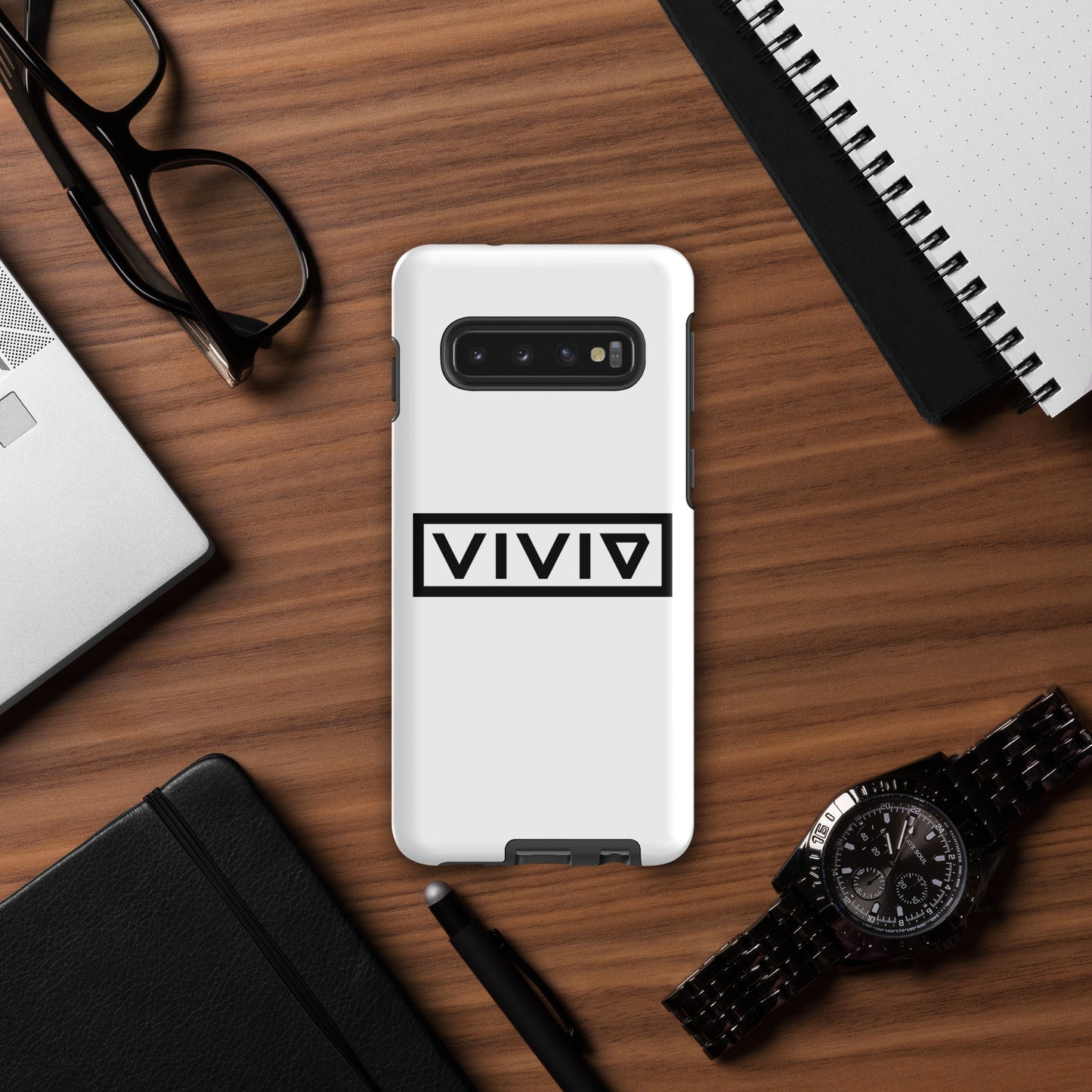 VIVID White Protective Samsung Case