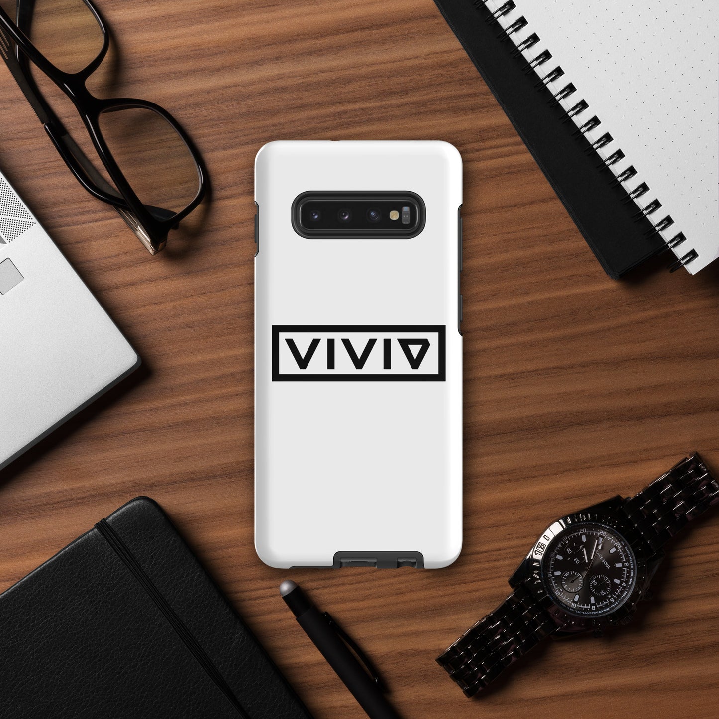 VIVID White Protective Samsung Case