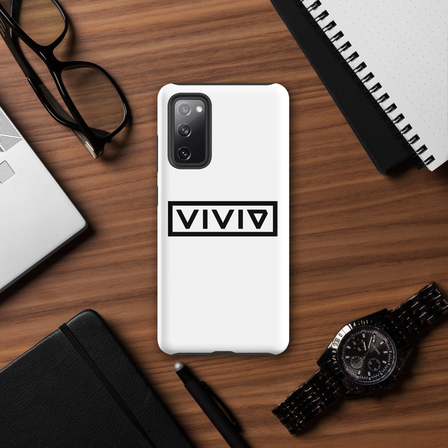 VIVID White Protective Samsung Case