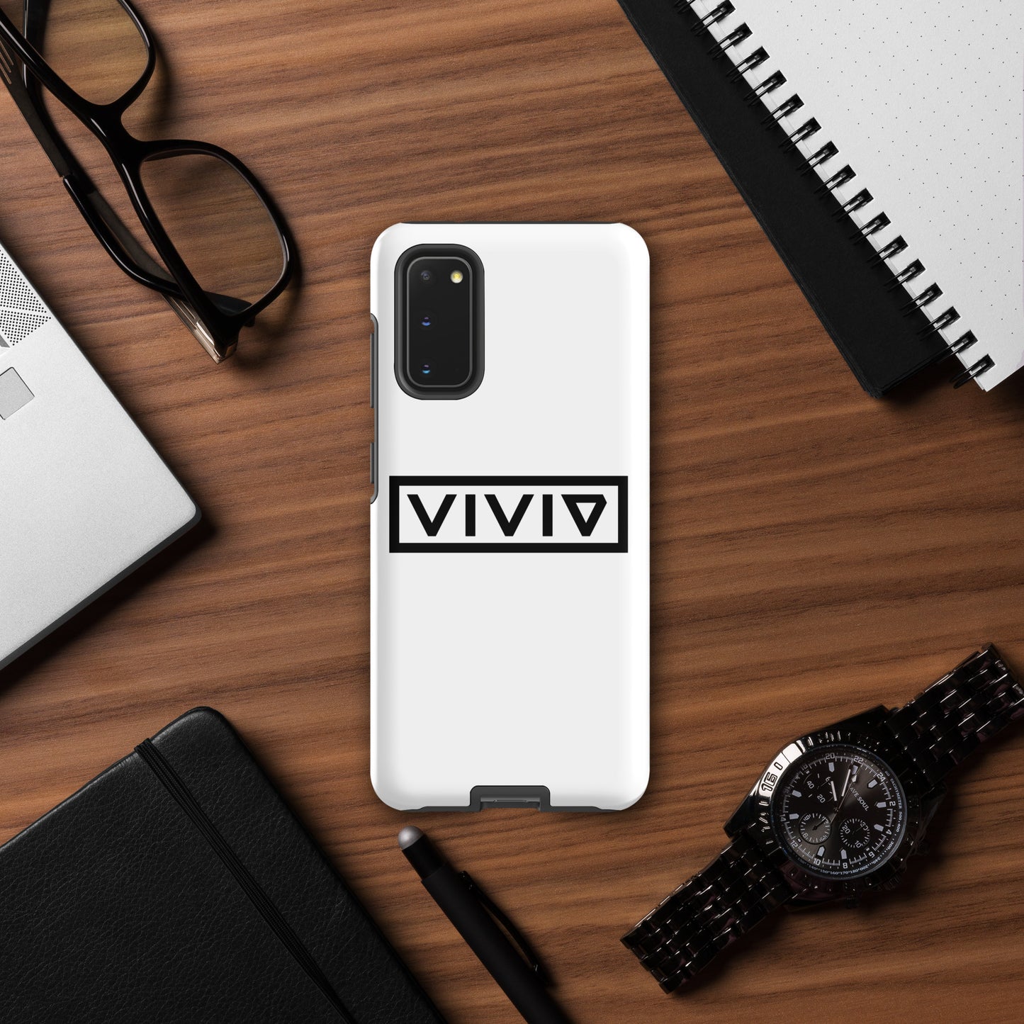 VIVID White Protective Samsung Case