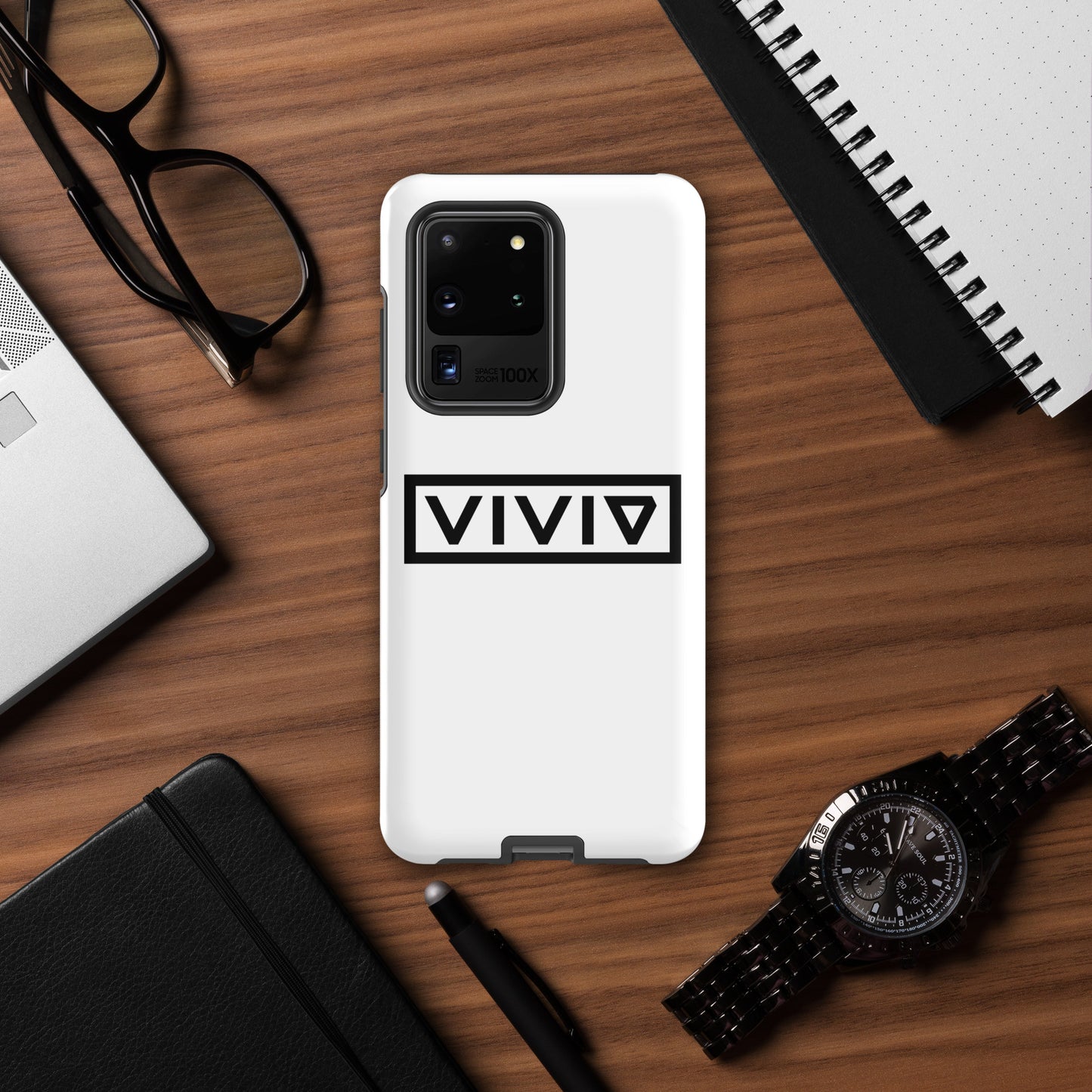 VIVID White Protective Samsung Case