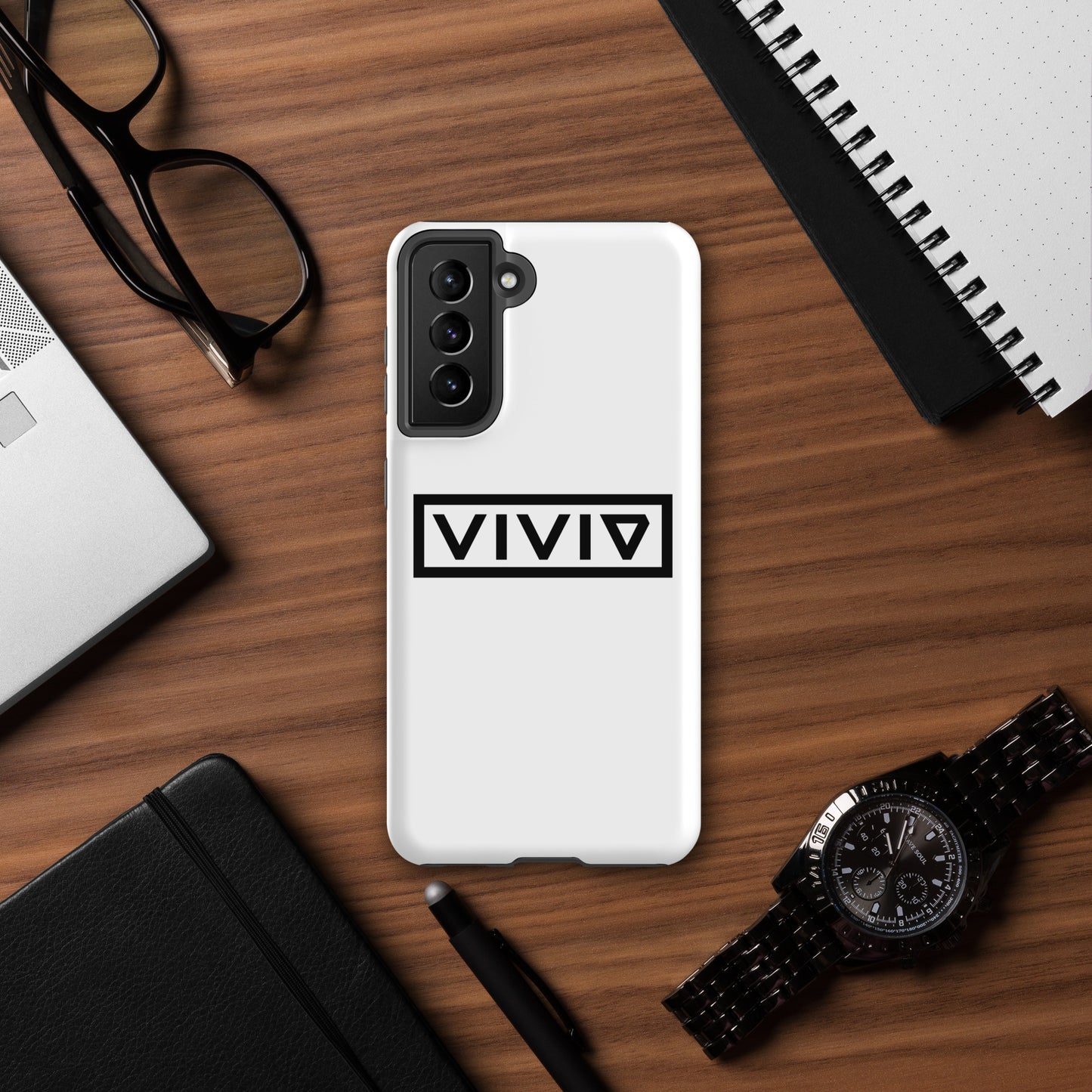 VIVID White Protective Samsung Case