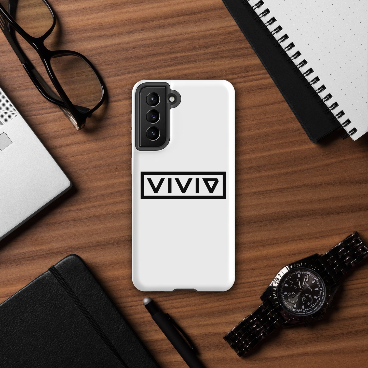 VIVID White Protective Samsung Case