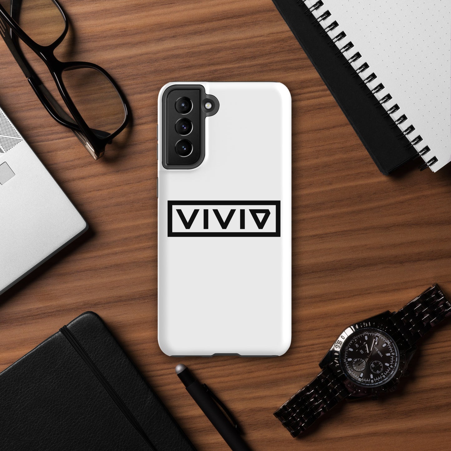 VIVID White Protective Samsung Case