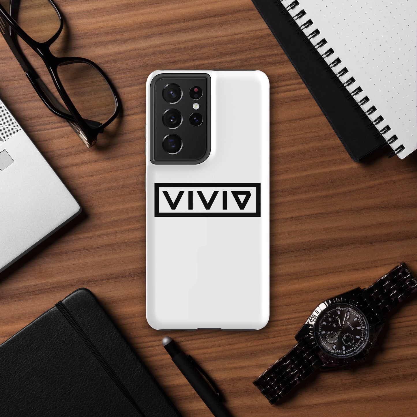 VIVID White Protective Samsung Case