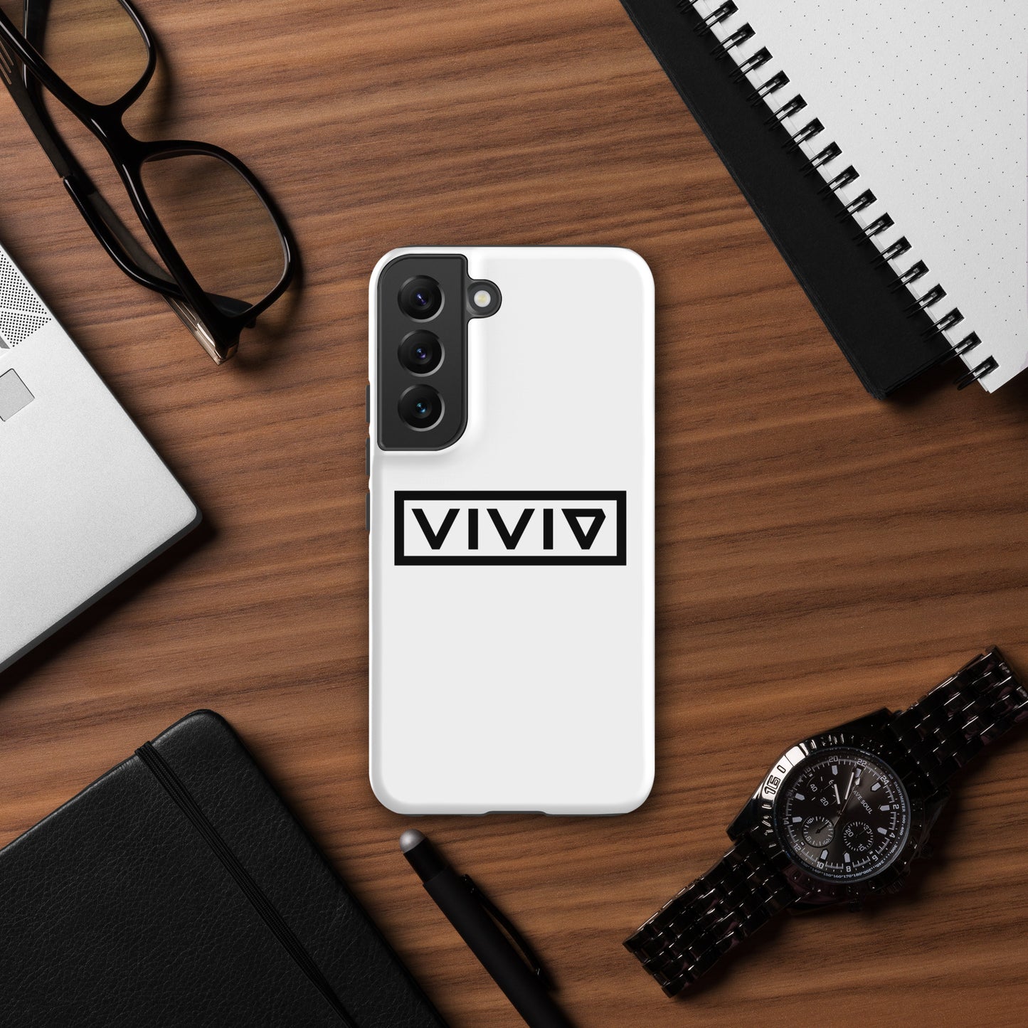 VIVID White Protective Samsung Case