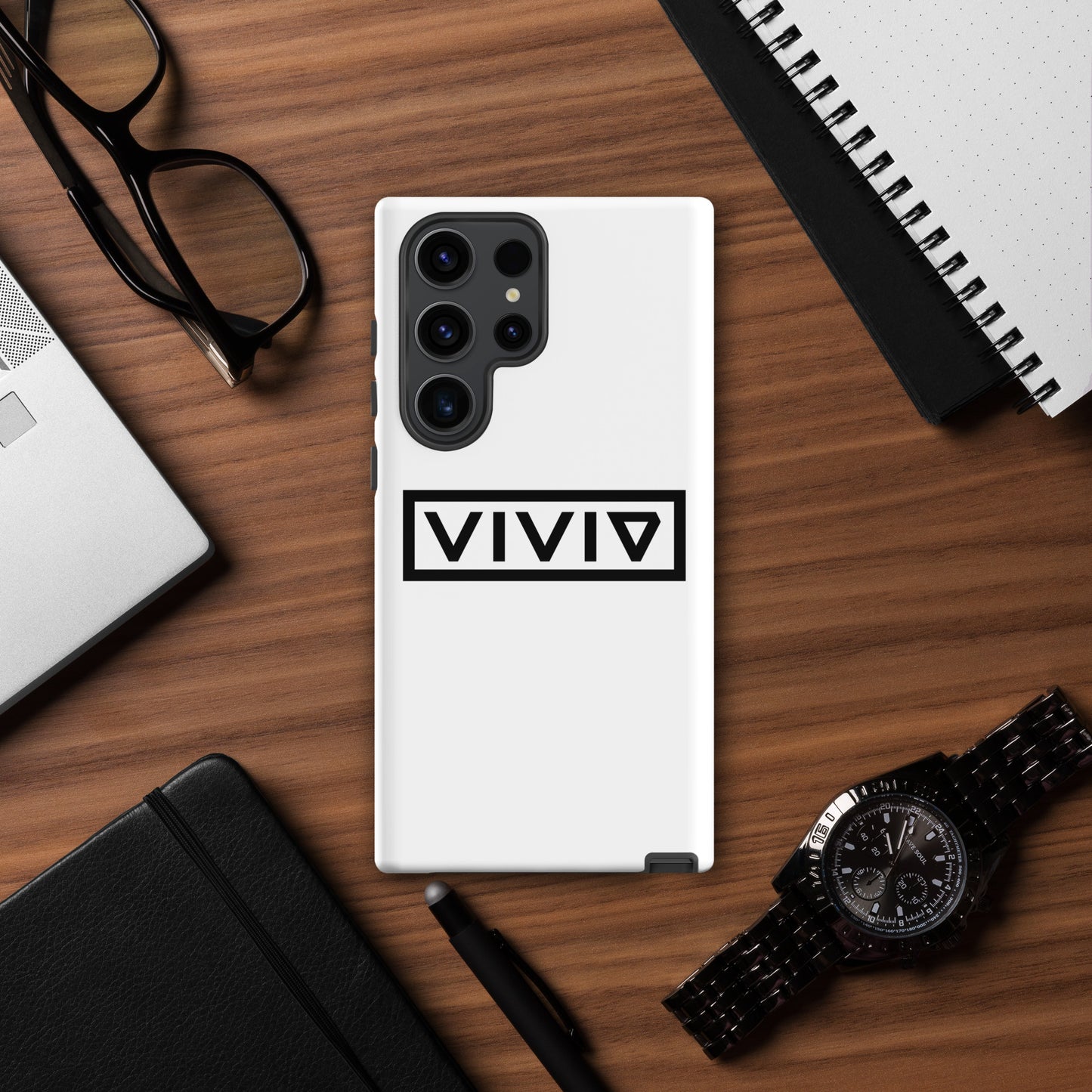 VIVID White Protective Samsung Case