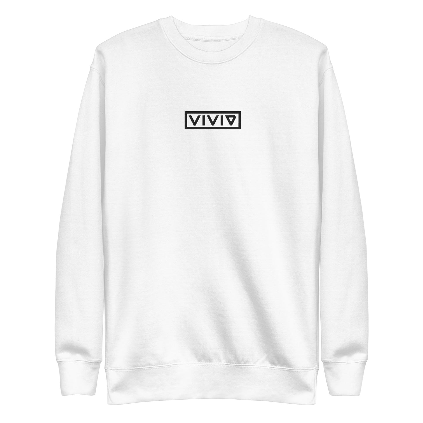 VIVID JAY WHITE SWEATSHIRT